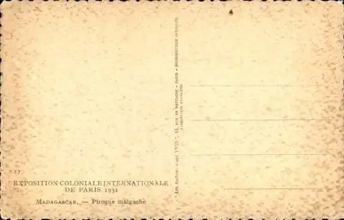 Ak Madagaskar, Madagassisches Kanu