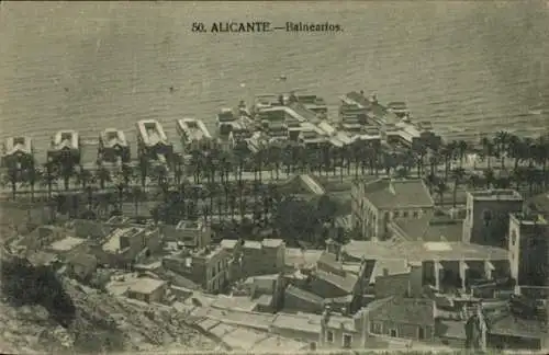 Ak Alicante Valencia Spanien, Spas