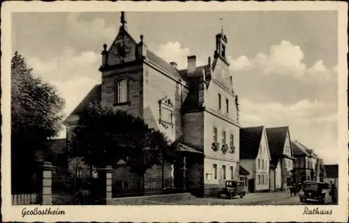 Ak Großostheim Unterfranken, Rathaus