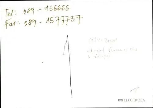 Ak Sänger Vittorio Casagrande, Portrait, Autogramm