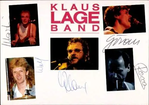Ak Klaus Lage Band, Autogramme