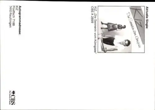 Ak Sänger Kiz, Portrait, Autogramme