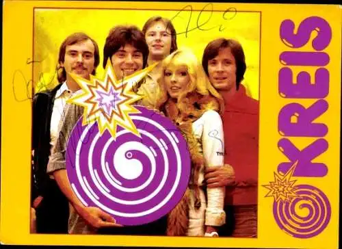 Ak Gruppe Kreis, Portrait, Autogramm