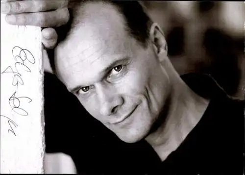 Ak Schauspieler Edgar Selge, Portrait, Autogramm