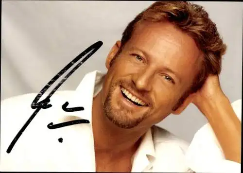 Ak Schauspieler Uwe Hübner, Portrait, Autogramm