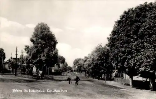 Ak Eldena in Mecklenburg, Karl Marx Platz