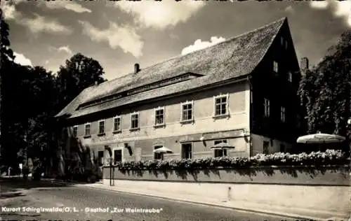 Ak Schirgiswalde in der Lausitz, Gasthof Zur Weintraube