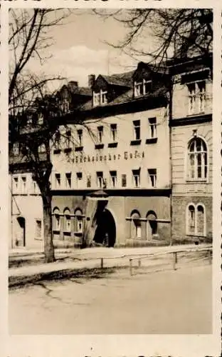 Ak Scheibenberg im Erzgebirge, Hotel Sächsischer Hof