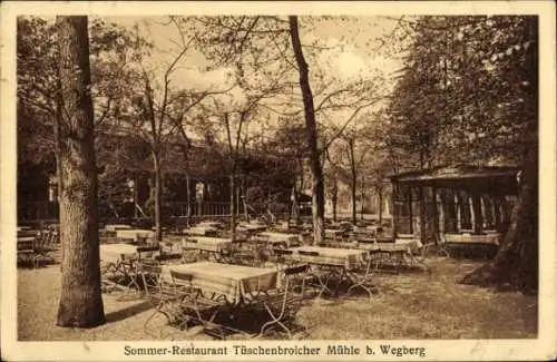 Ak Tüschenbroich Wegberg, Sommer-Restaurant Tüschenbroicher Mühle