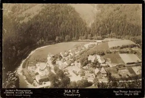 Ak Treseburg Thale im Harz, Totalansicht