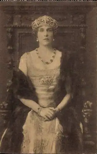 Ak Victoria Eugénie von Battenberg, Königin von Spanien, Portrait