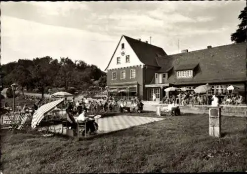 Ak Pilsterhof Bad Brückenau im Sinntal Unterfranken, Waldschenke Pilsterhof, Gästehaus