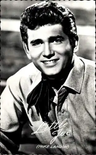 Ak Schauspieler Michael Landon, Porträt