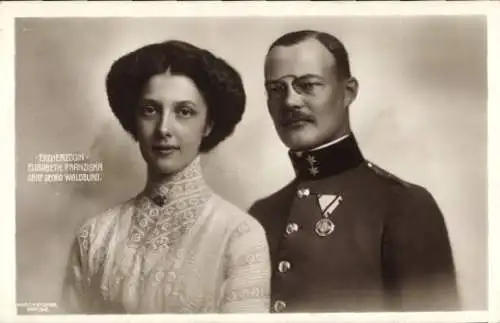 Ak Erzherzogin Elisabeth Franziska und Graf Georg Waldburg