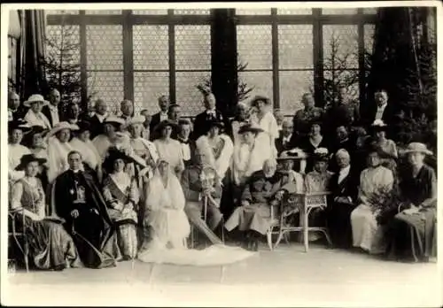 Foto Ak Rupprecht von Bayern, Hochzeit mit Antonia von Luxemburg, Heinrich von Sachsen, Ludwig III