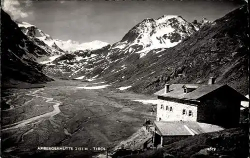 Ak Gries im Sulztal Tirol, Amberger Hütte