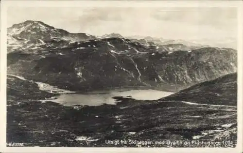 Ak Norwegen, Landschaftspanorama