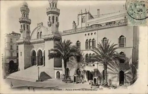 Ak Algier Algier Algerien, Winterpalast des Gouverneurs