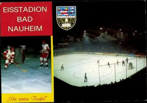 Ak Bad Nauheim in Hessen, Eisstadion, Eishockey, Wappen