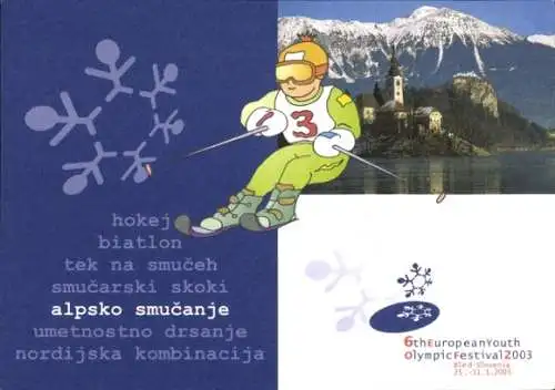 Ak Bled Veldes Slowenien, Europäisches Olympisches Winter-Jugendfestival 2003