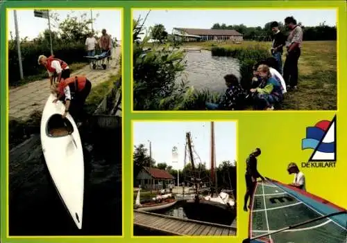 Ak Koudum Friesland Niederlande, Wassersportzentrum De Kuilart