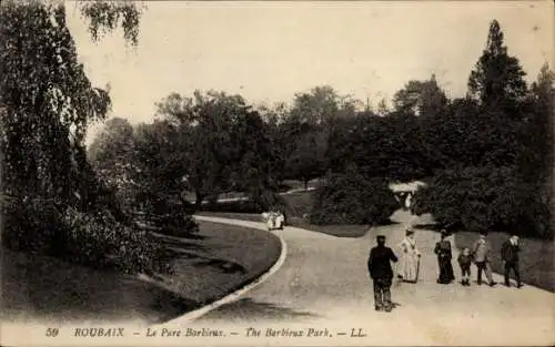 Ak Roubaix Nord, Le Parc Barbieux