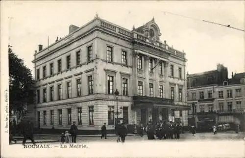 Ak Roubaix Nord, Das Rathaus