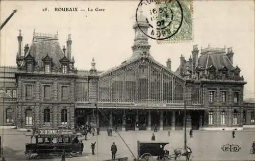 Ak Roubaix Nord, Hauptbahnhof