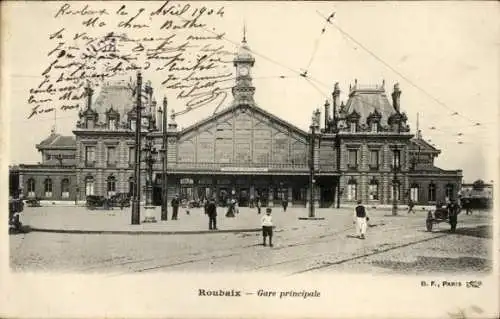 Ak Roubaix Nord, Hauptbahnhof