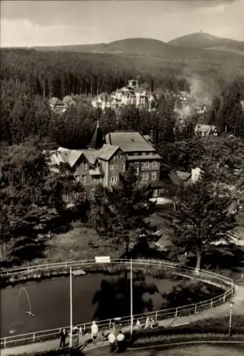 Ak Schierke Wernigerode im Harz, Blick zum Wurmberg