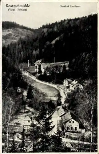 Ak Rentzschmühle Pöhl im Vogtland, Gasthof Lochhaus