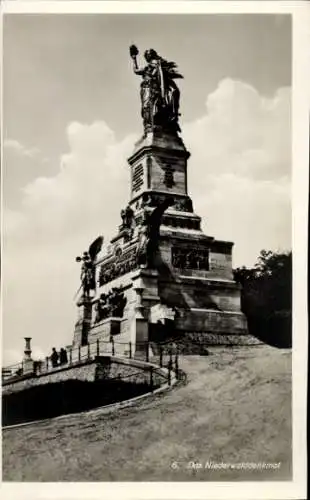 Ak Rüdesheim am Rhein, Niederwald Nationaldenkmal