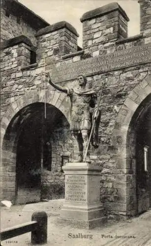 Ak Bad Homburg vor der Höhe Hessen, Römerkastell Kastell Saalburg, Porta Decumana