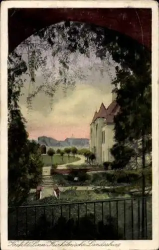 Ak Linn Krefeld am Niederrhein, Kurkölnische Landesburg