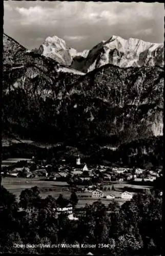 Ak Oberaudorf in Oberbayern, Panorama, Wilder Kaiser