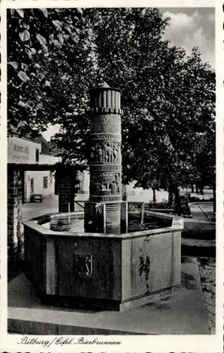 Ak Bitburg in der Eifel, Bierbrunnen