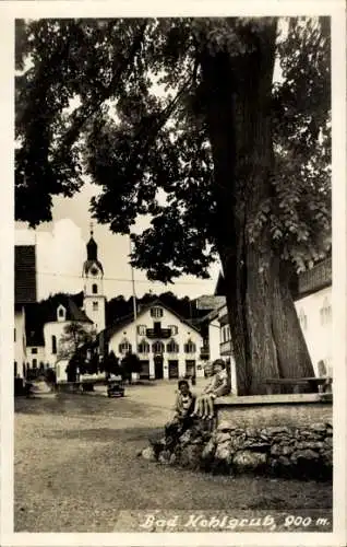 Foto Ak Bad Kohlgrub in Oberbayern, Teilansicht