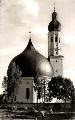 Ak Westerndorf Rosenheim Oberbayern, Kirche Heiliges Kreuz