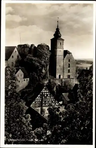 Ak Hilpoltstein in Oberfranken, Teilansicht, Turm