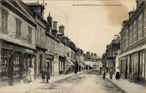 Ak La Guerche Cher, La Grande Rue