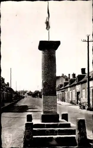 Ak Bruère Allichamps Cher, Colonne, Zentralfrankreich