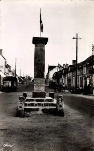 Ak Bruère Allichamps Cher, Colonne, Zentralfrankreich