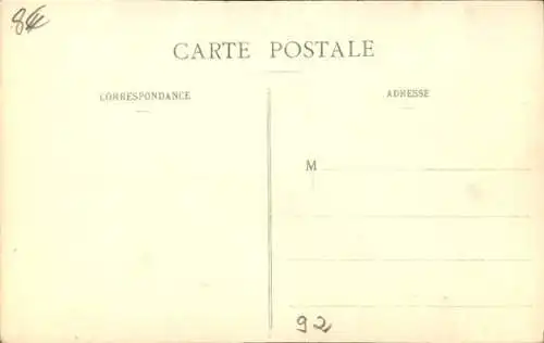 Ak Asnières sur Seine Hauts-de-Seine, Hochwasser Januar 1910, Avenue d'Argenteuil