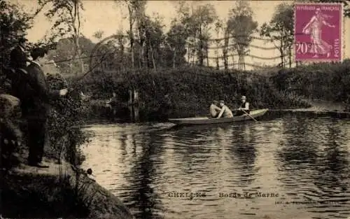 Ak Chelles Seine-et-Marne, Bords de Marne