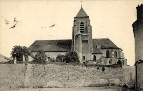 Ak Chelles Seine-et-Marne, Kirche