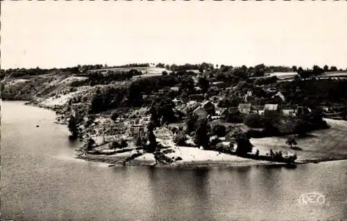 Ak Chambon Creuse, le Lac d'Eguzon, la Plage, par avion