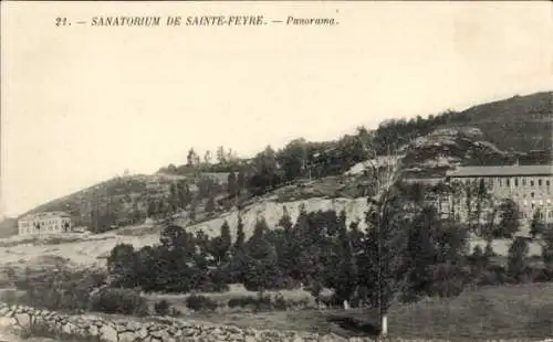 Ak Sainte Feyre Creuse, Sanatorium, Panorama