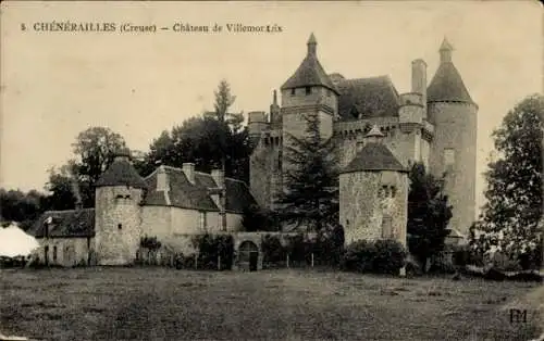 Ak Chénérailles Creuse, Chateau de Villemonteix