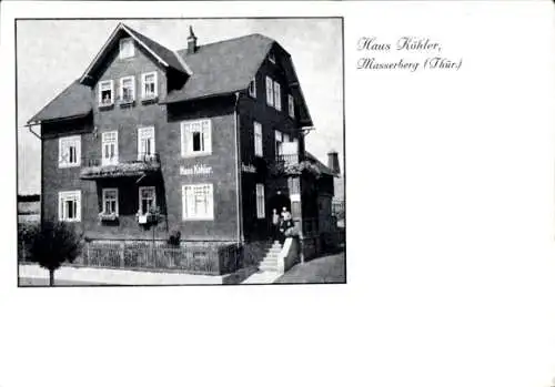 Ak Masserberg in Thüringen, Haus Köhler