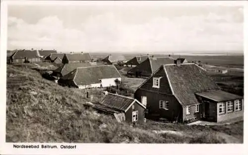 Ak Insel Baltrum in Ostfriesland, Ostdorf